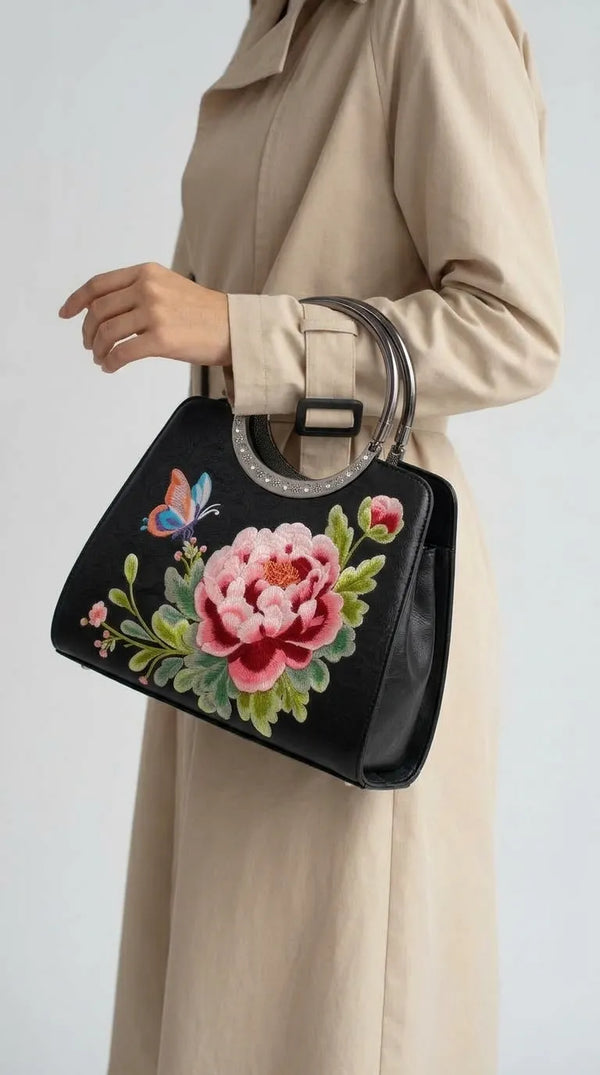 Black Formal Hand Bag For Ladies P37009