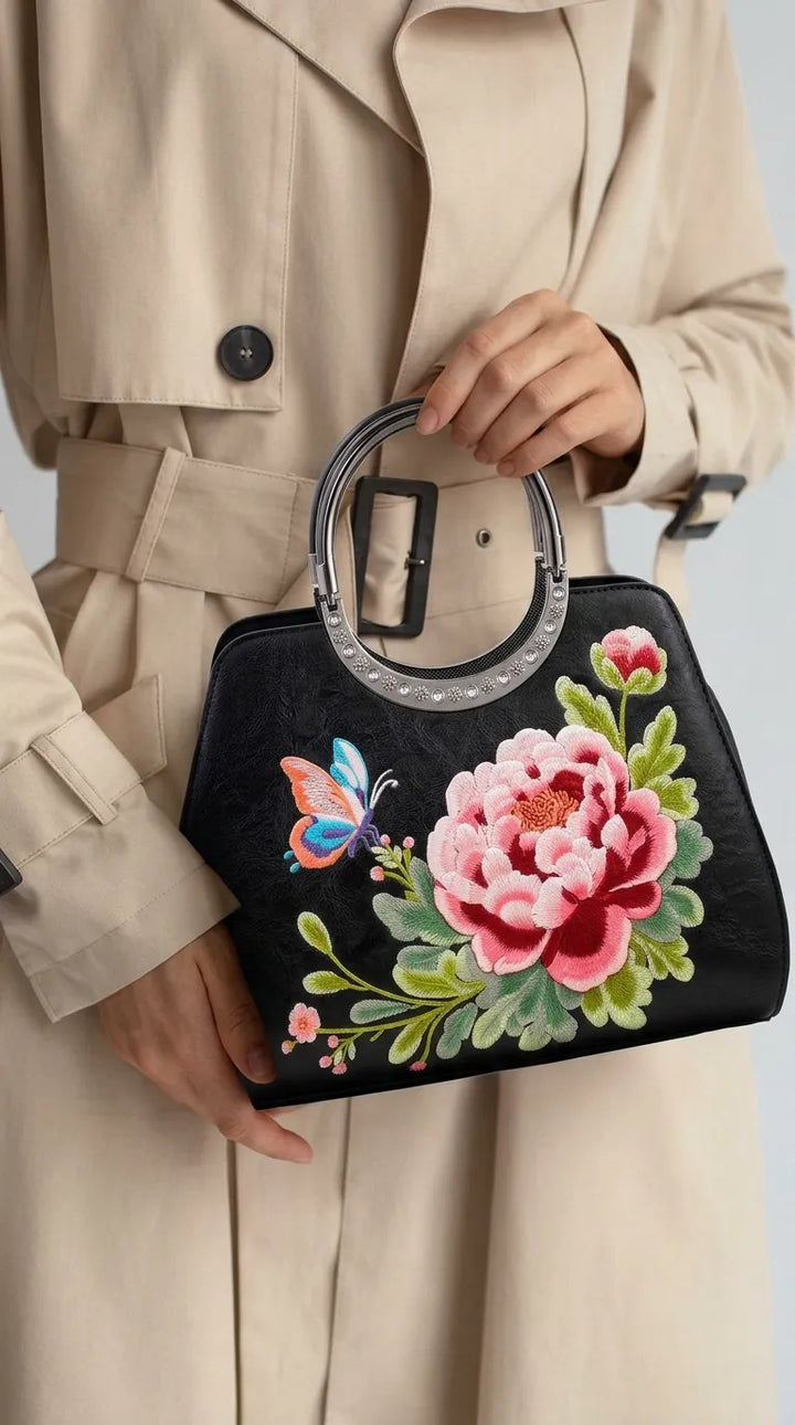 Black Formal Hand Bag For Ladies P37009