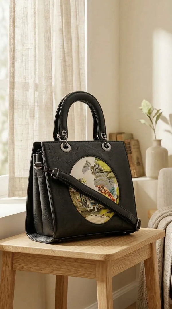 Black Formal Hand Bag For Ladies P37012