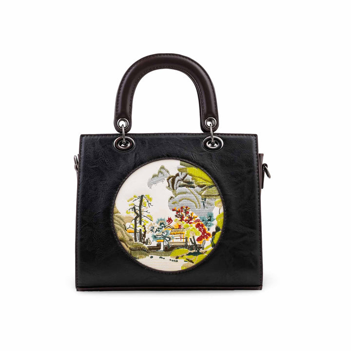 Black Formal Hand Bag For Ladies P37012
