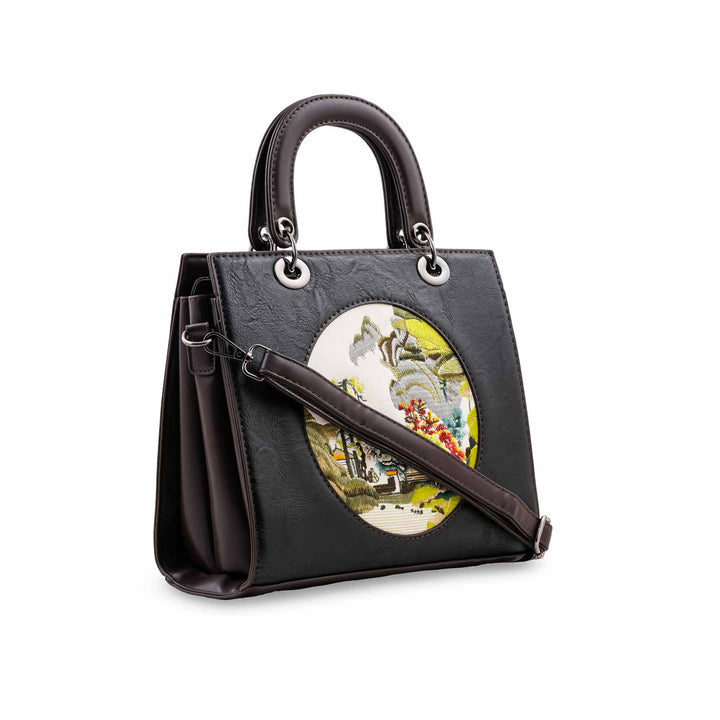 Black Formal Hand Bag For Ladies P37012