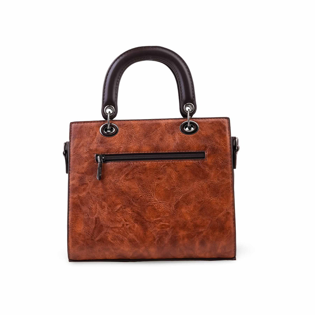 Brown Formal Hand Bag For Ladies P37012