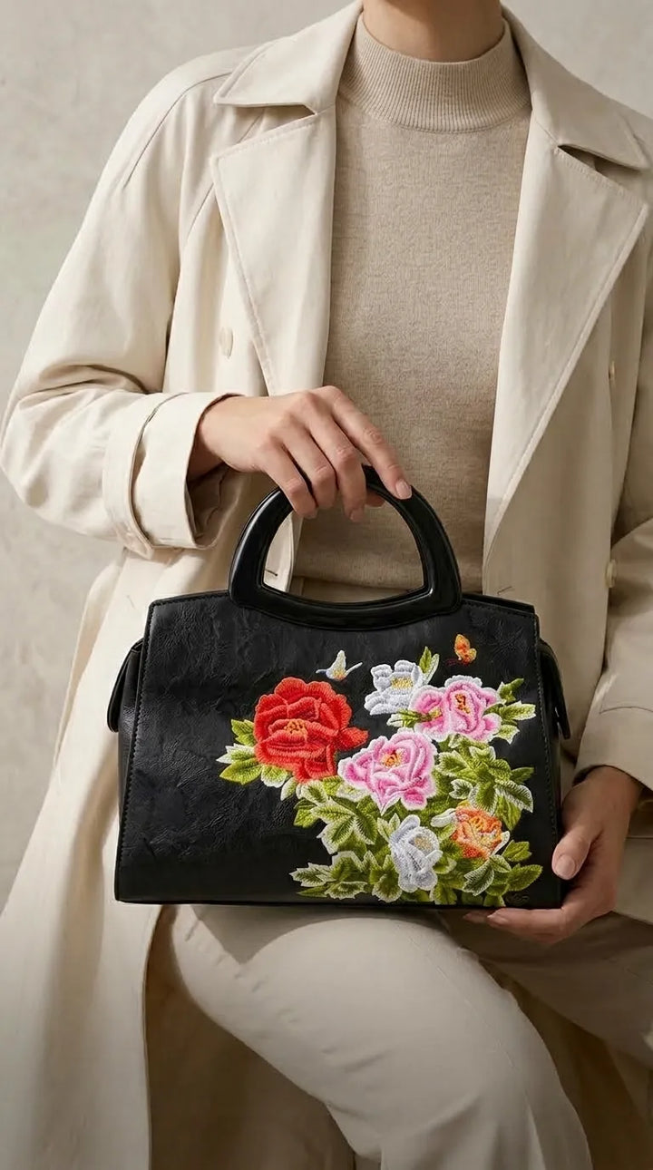 Black Formal Hand Bag For Ladies P37013