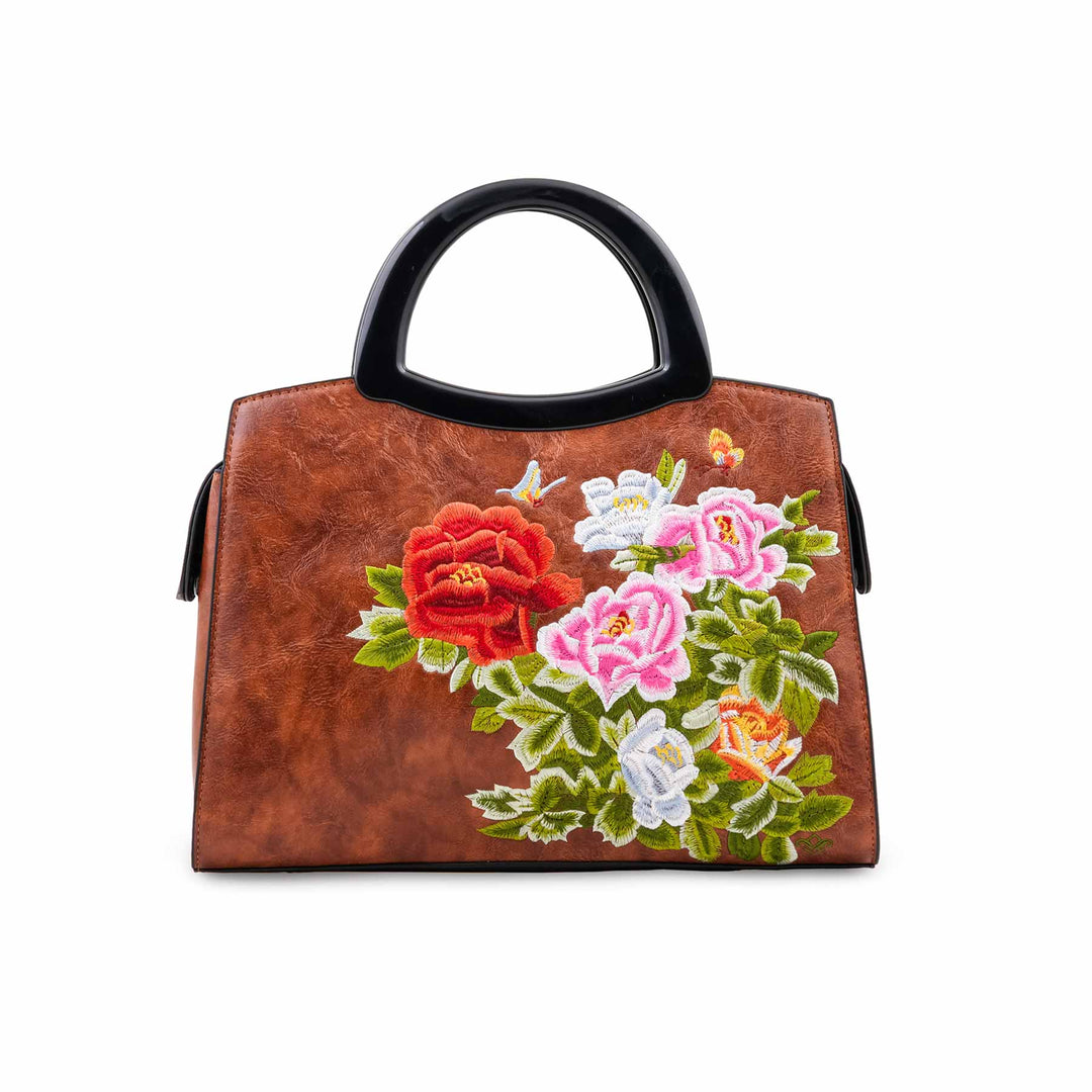 Brown Formal Hand Bag For Ladies P37013