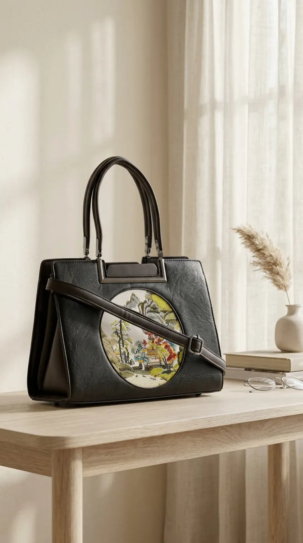 Black Formal Shoulder Bag For Ladies P37014