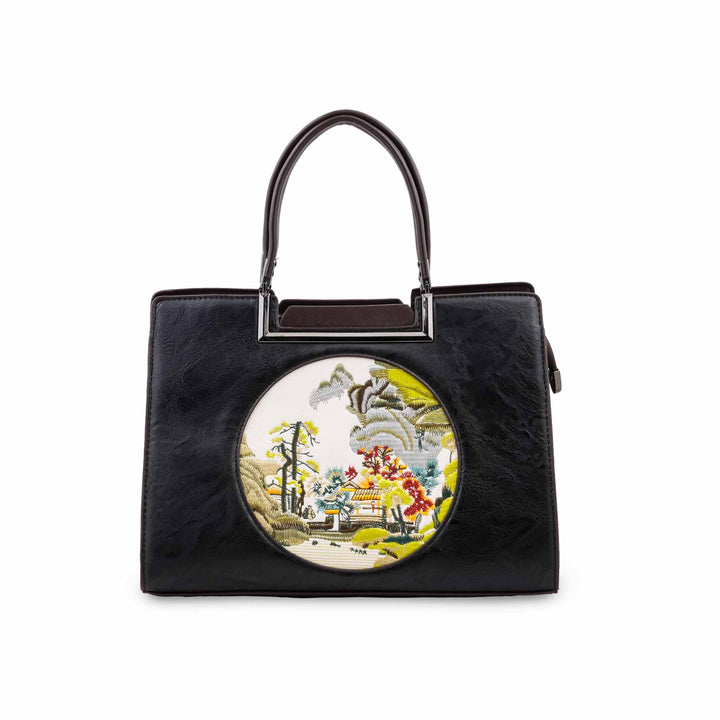 Black Formal Shoulder Bag For Ladies P37014