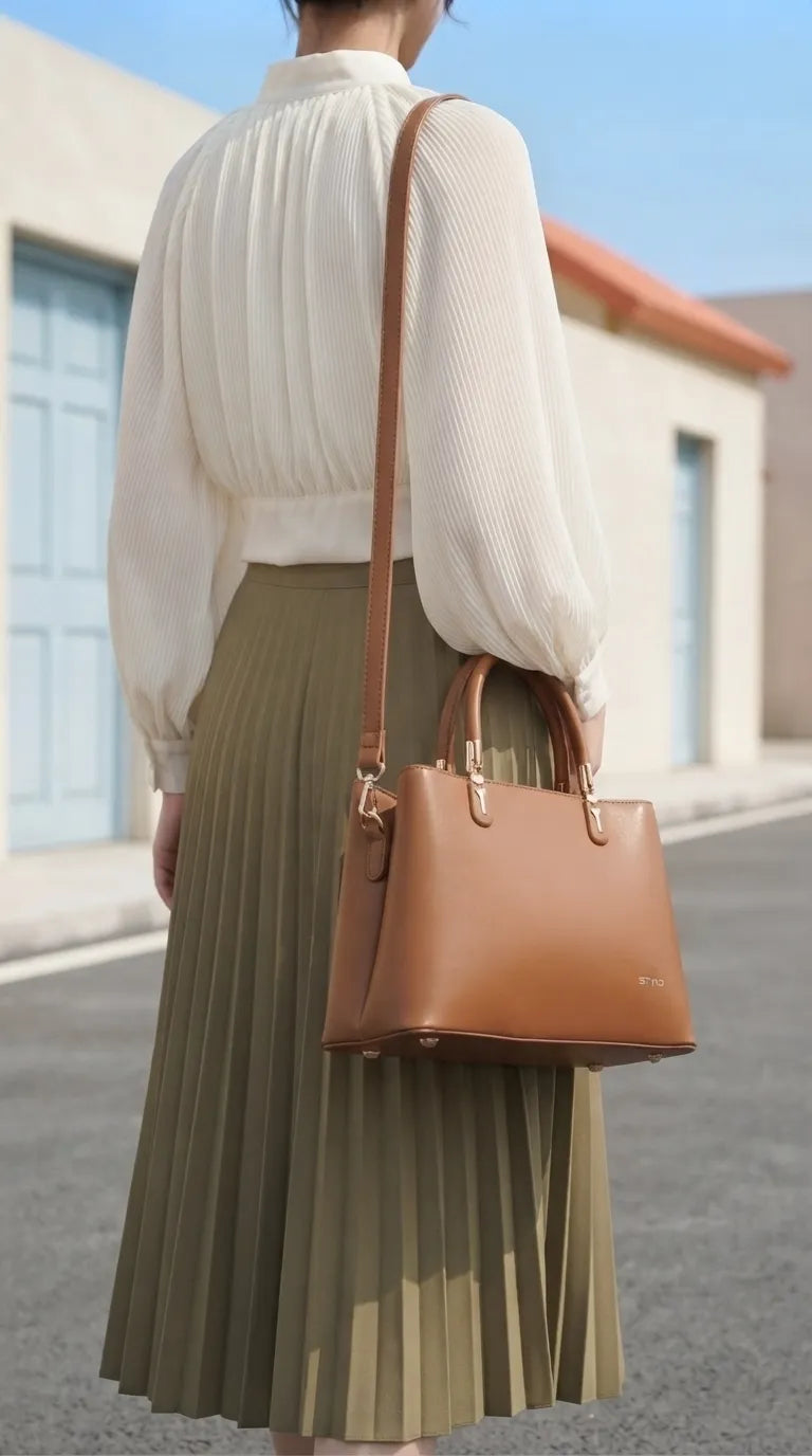 Brown Formal Hand Bag For Women P37019