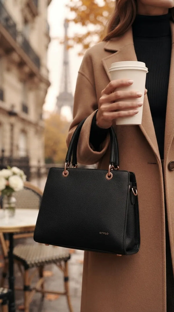 Black Formal Hand Bag For Women P37021