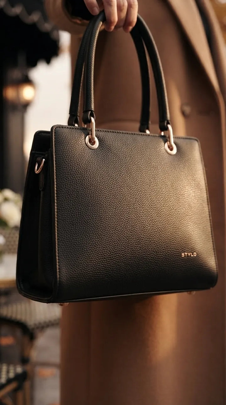 Black Formal Hand Bag For Women P37021
