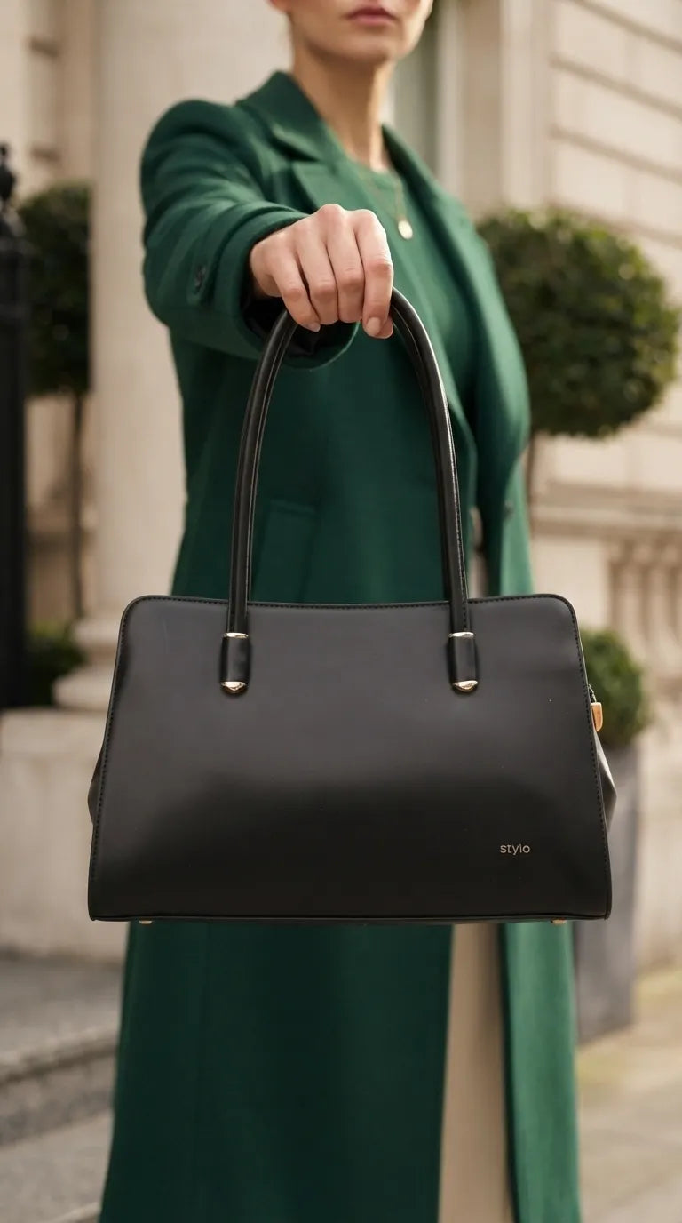 Black Formal Hand Bag For Women P37024