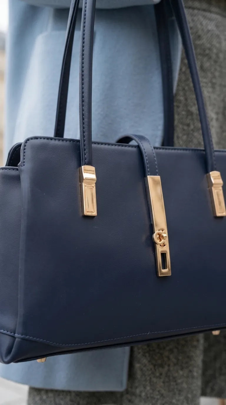 Blue Formal Hand Bag For Women P37025