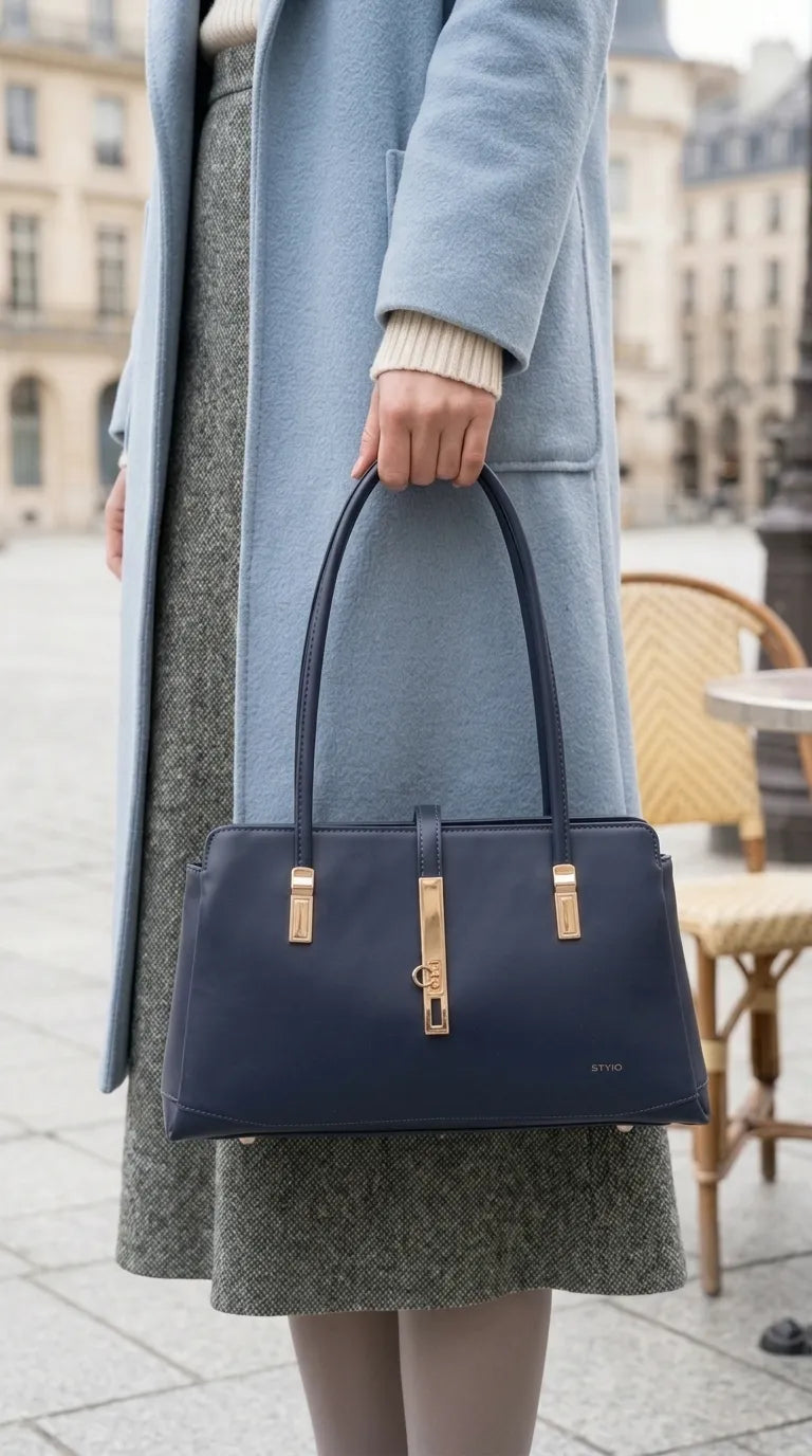 Blue Formal Hand Bag For Women P37025