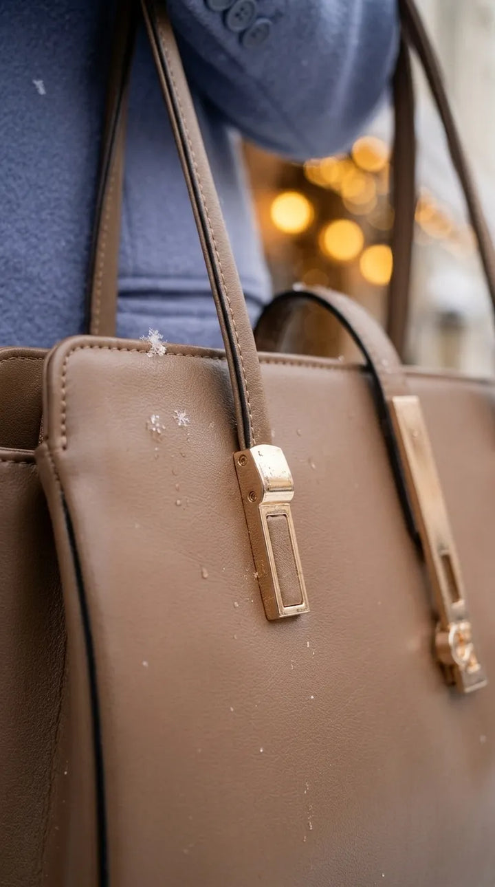 Khaki Formal Hand Bag For Women P37025