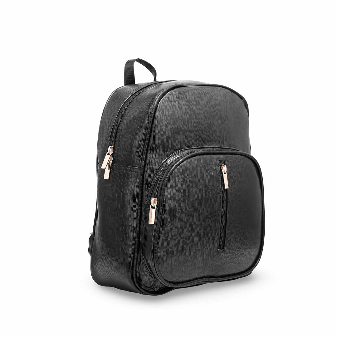 Black Casual BackPack P47440