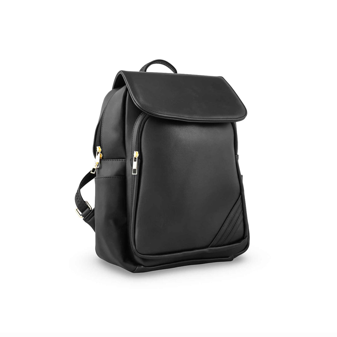 Black Casual Back Pack P47449