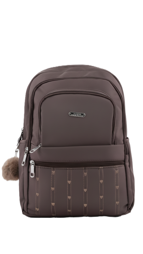 Brown Casual Back Pack For Women P47472