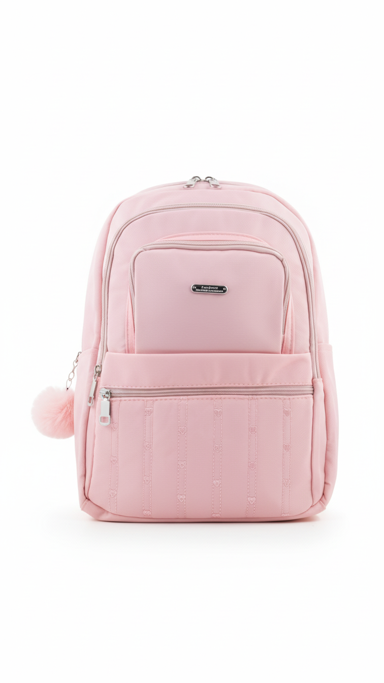 Pink Casual Back Pack For Women P47472