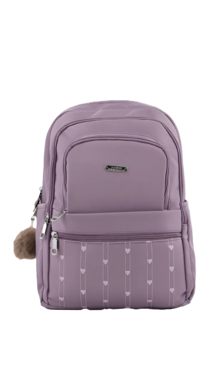 Purple Casual Back Pack For Women P47472