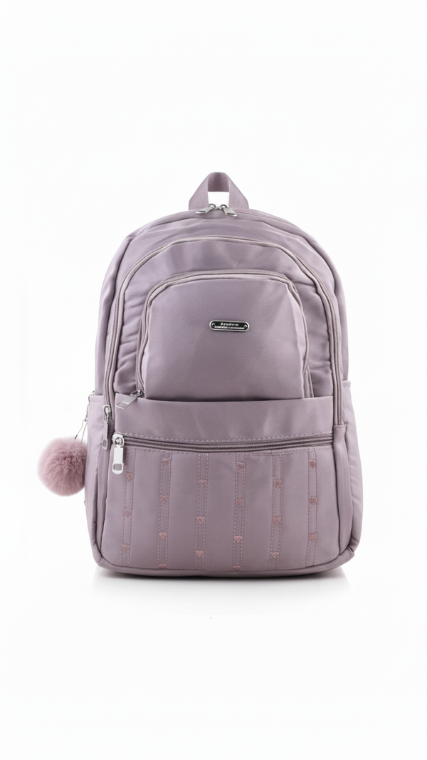 Purple Casual Back Pack For Women P47472