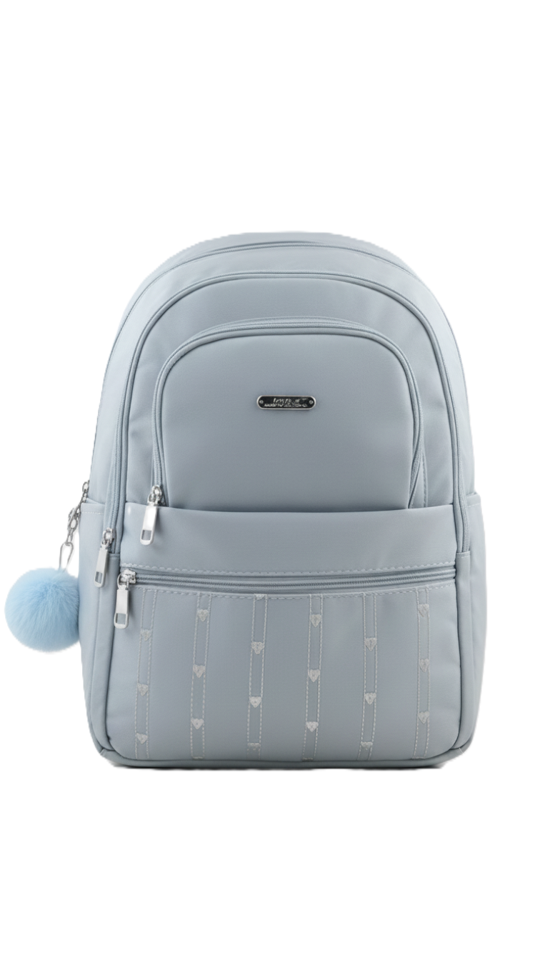 Sky Blue Casual Back Pack For Women P47472
