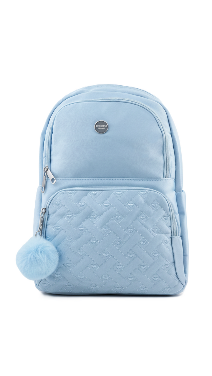 Sky Blue Casual Back Pack For Women P47473
