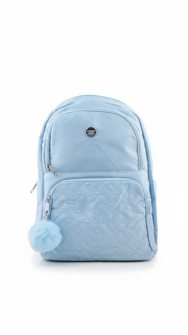 Sky Blue Casual Back Pack For Women P47473