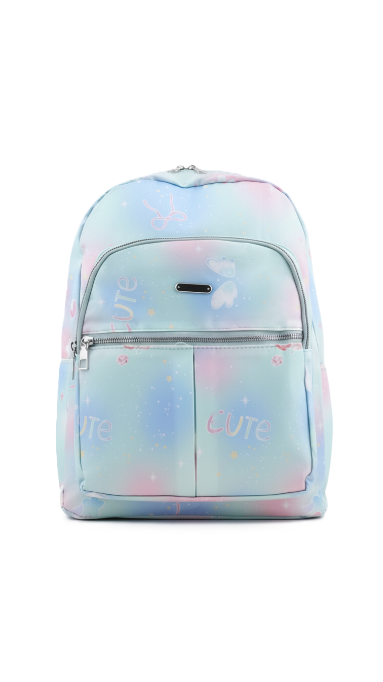 Green Casual Back Pack For Ladies P47474