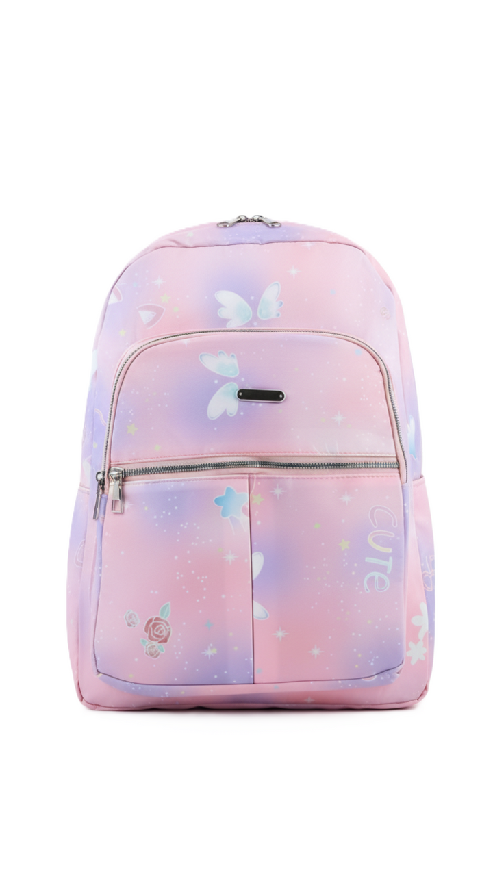 Pink Casual Back Pack For Ladies P47474