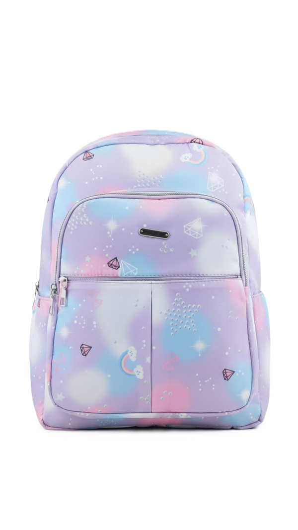 Lilac Casual Back Pack For Ladies P47474