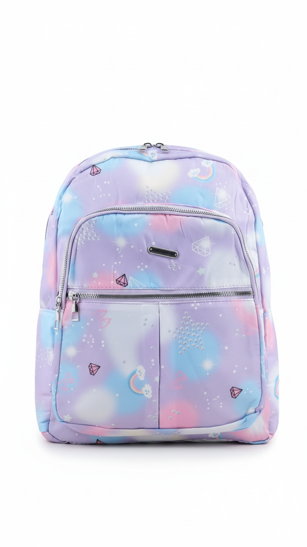 Lilac Casual Back Pack For Ladies P47474