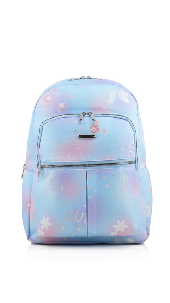 Purple Casual Back Pack For Ladies P47474