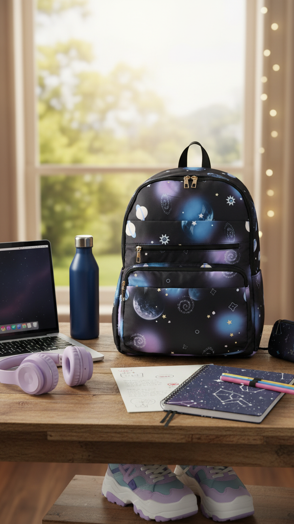 Black Casual Back Pack P47477