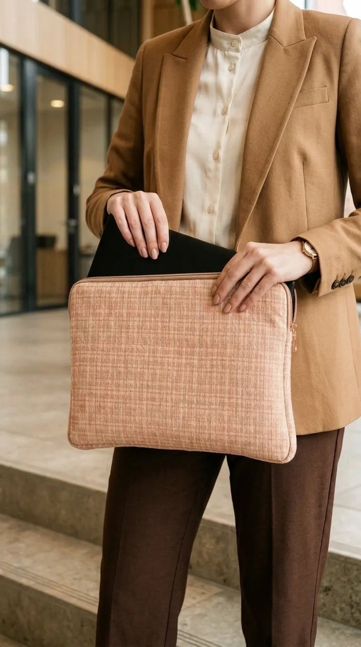 Mustard Laptop Sleeve For Women P47482