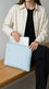 Sky Blue Laptop Sleeve For Women P47482