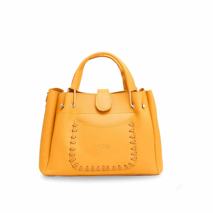 Yellow Formal Hand Bag P53395