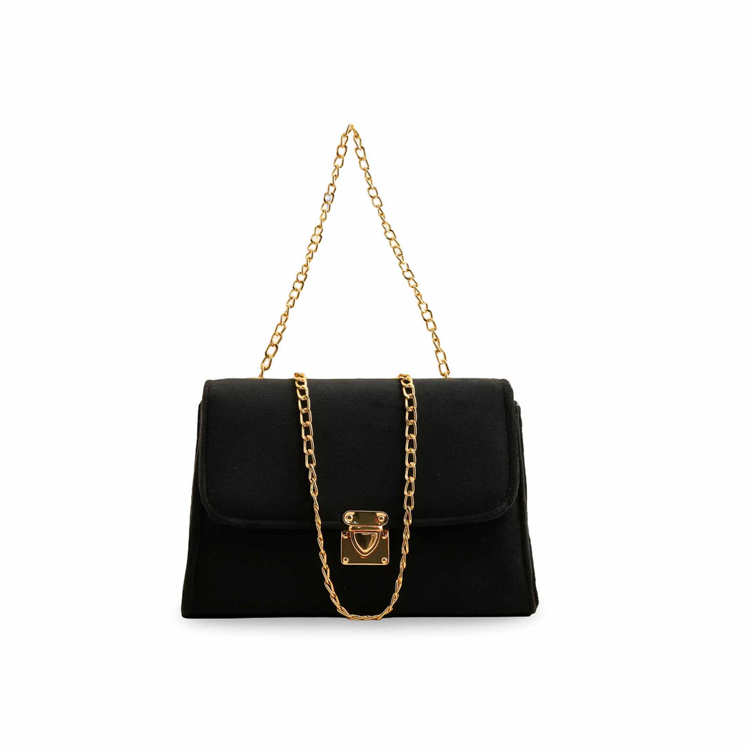 Black Casual Shoulder Bags P54141