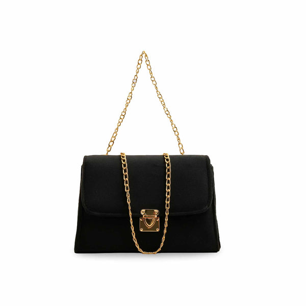 Black Casual Shoulder Bags P54141