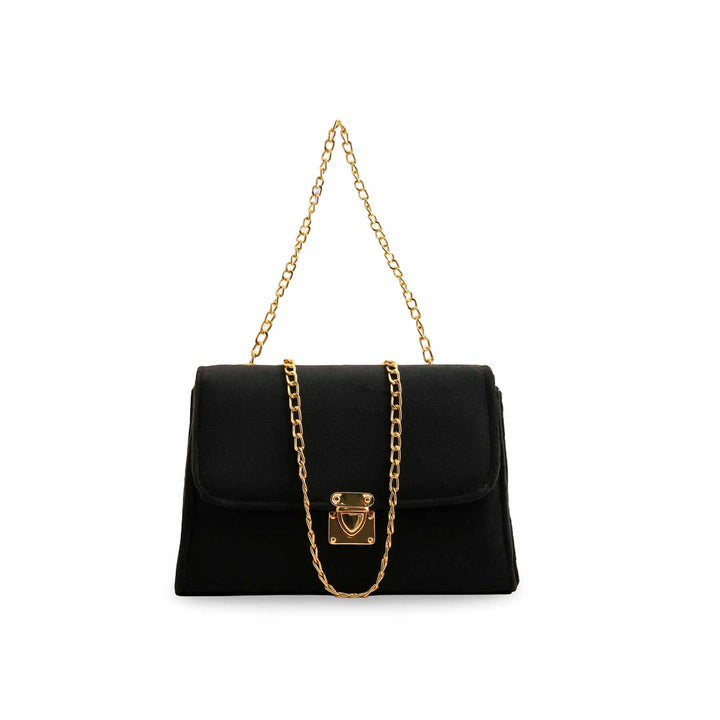 Black Casual Shoulder Bags P54141
