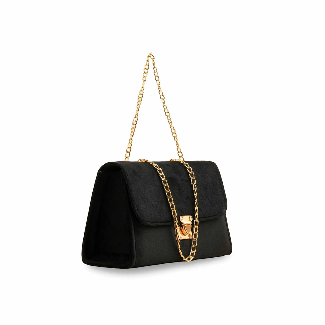 Black Casual Shoulder Bags P54141