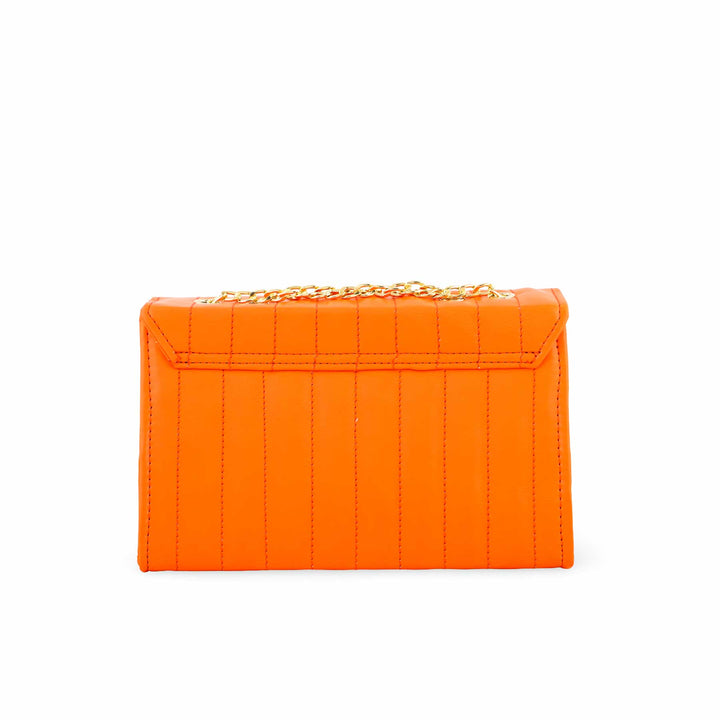 Orange Casual Shoulder Bag For Women P54157