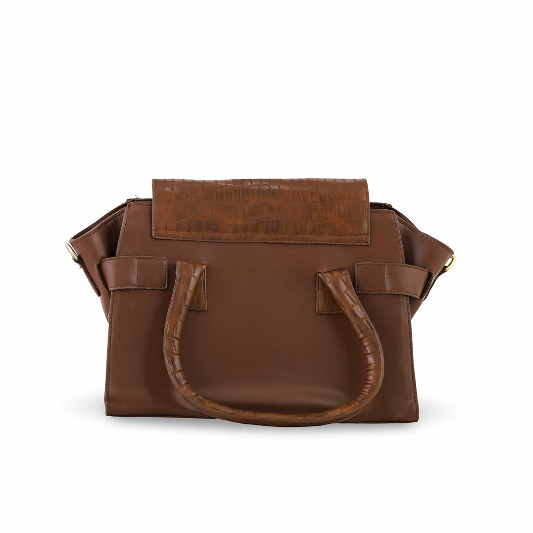 Brown Formal Hand Bag P54356