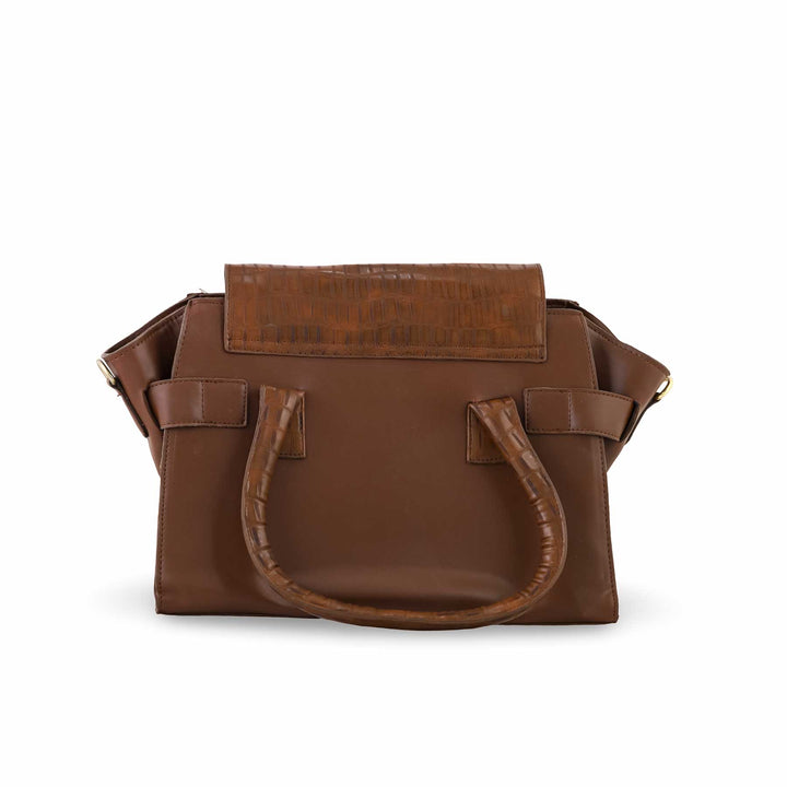 Brown Formal Hand Bag P54356
