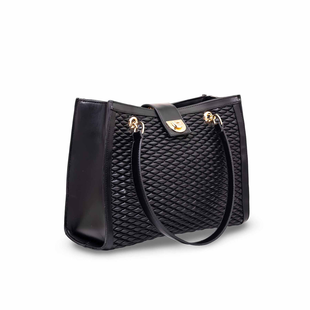 Black Formal Shoulder Bag P54560