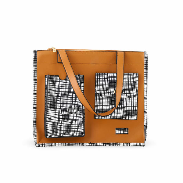 Mustard Formal Hand Bag P54562