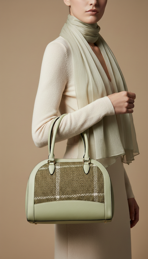 Green Formal Hand Bag P54580