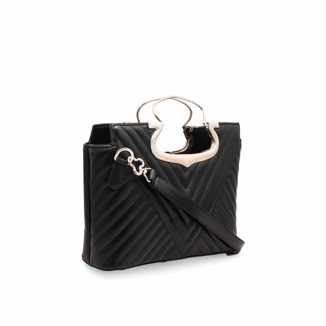 Black Casual Shoulder Bag P54595