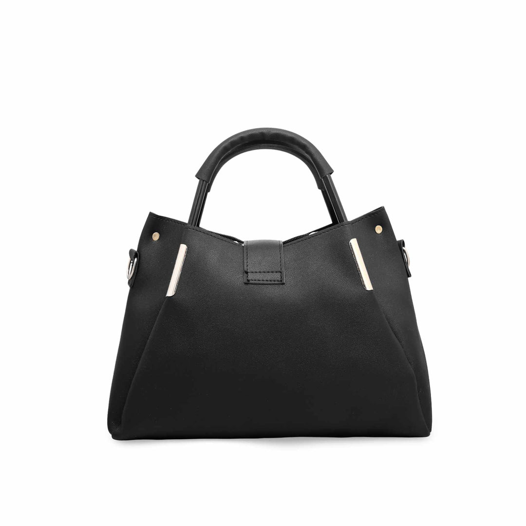 Black Formal Hand Bag P55386