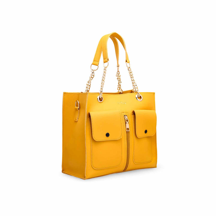 Yellow Formal Shoulder Bag P55466