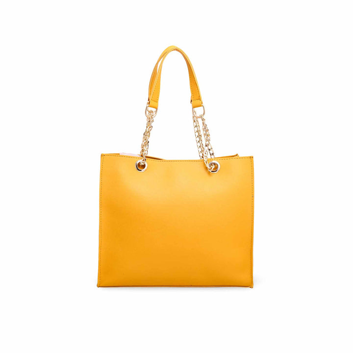 Yellow Formal Shoulder Bag P55466