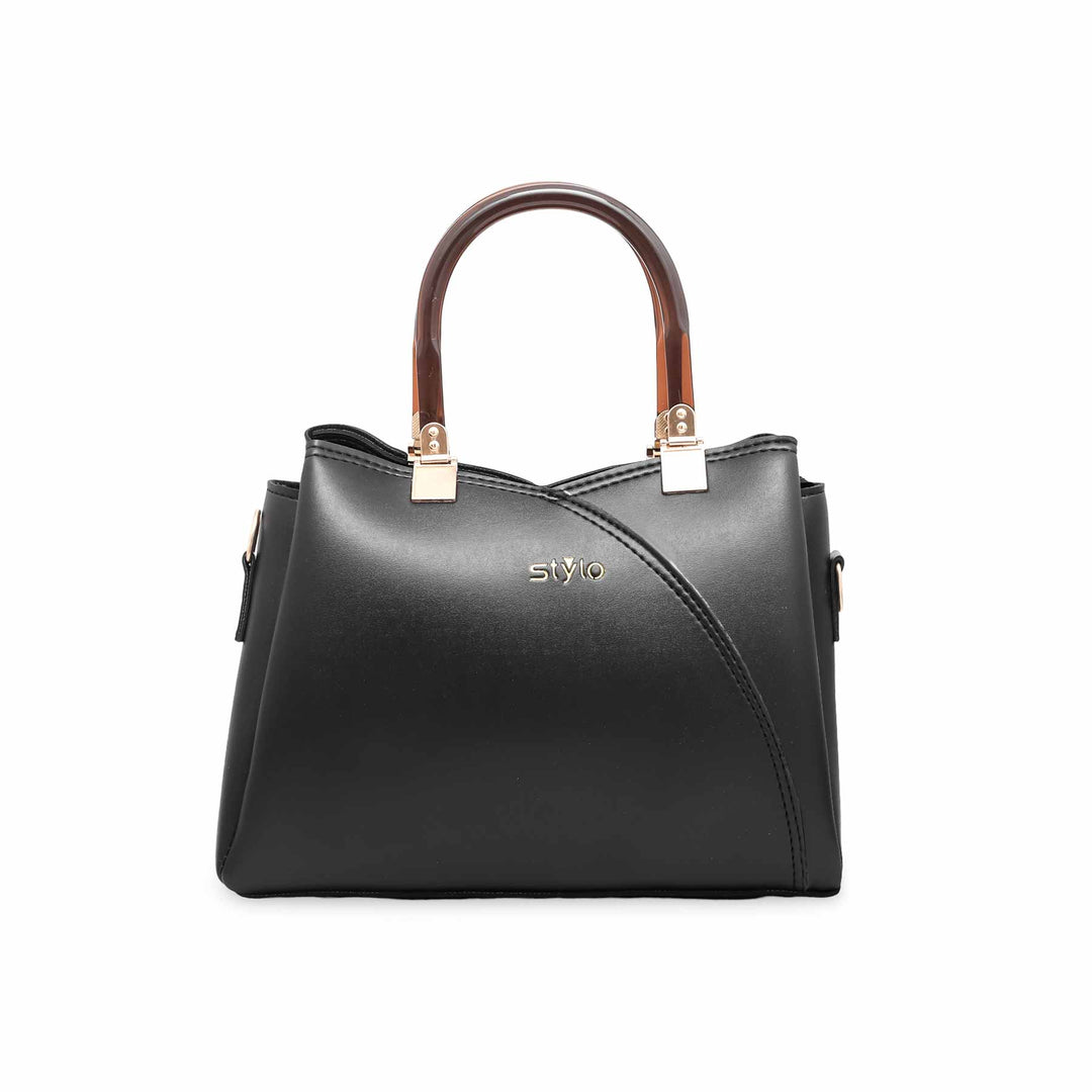 Black Formal Hand Bag P55468